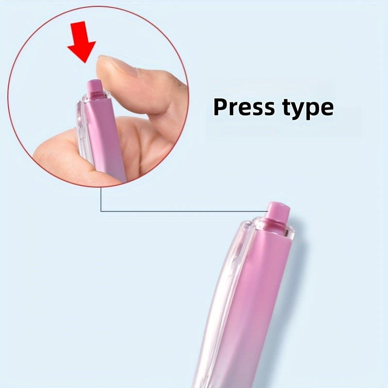 36pcs 0.7mm Blue Gel Pen with Soft Grip, Suitable for Study and Office