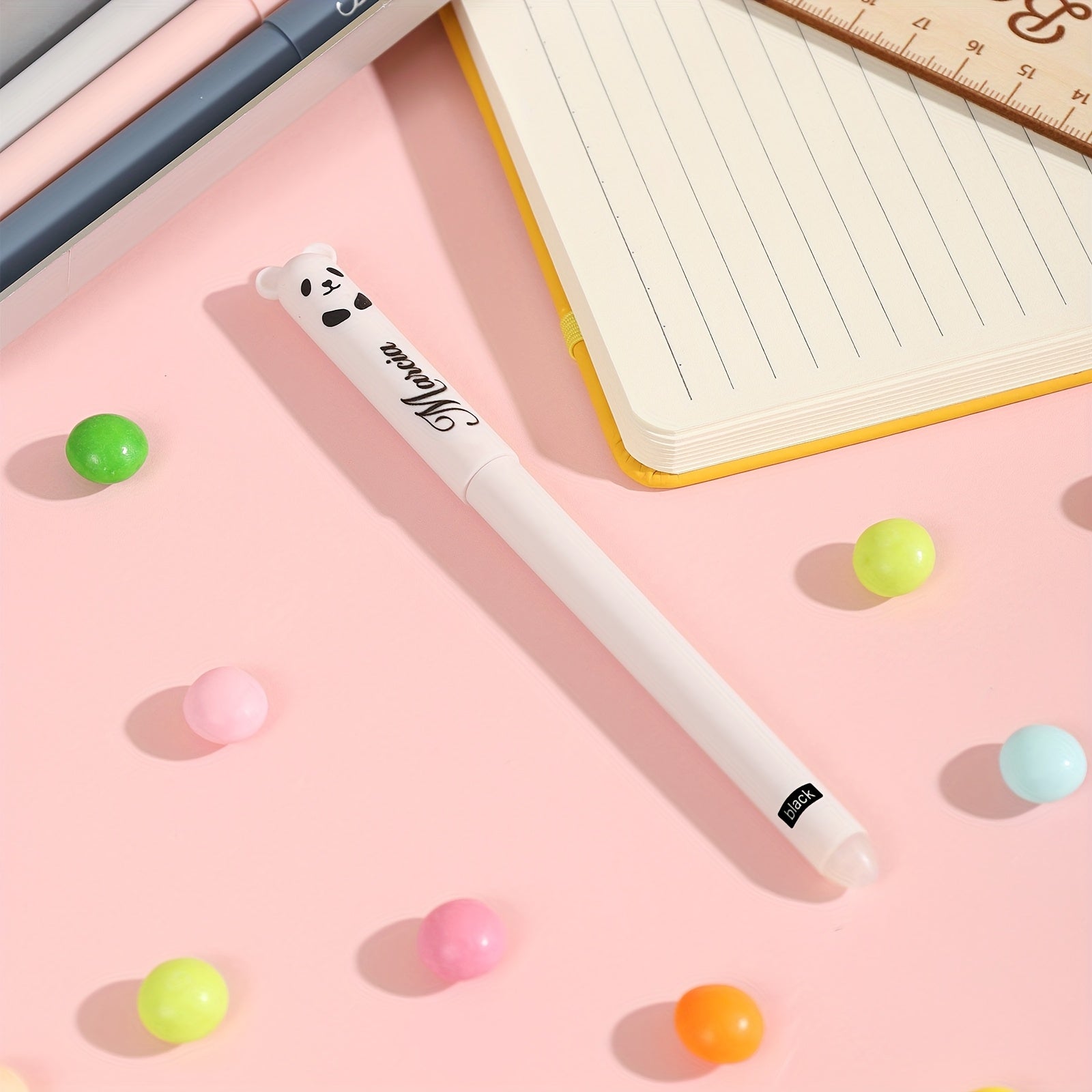 20pcs Custom Personalized Name Erasable Gel Pens, Cute Stationery