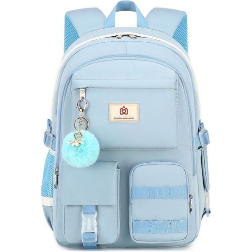 15.6 Inch Laptop Backpack for Teens Girls & Women - Large Capacity School Backpack with Anti-Theft Pocket
